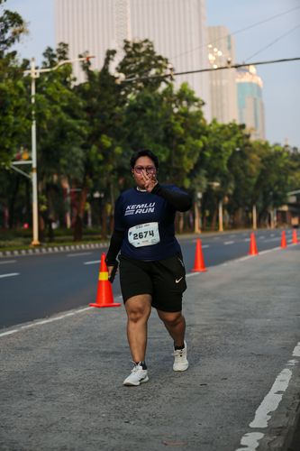 Race photo from KEMLU RUN 2025