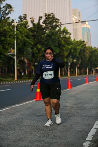 Race photo from KEMLU RUN 2025
