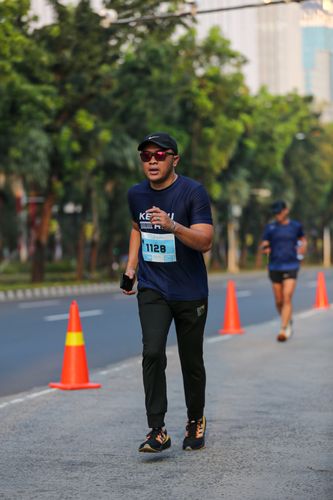 Race photo from KEMLU RUN 2025