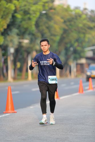 Race photo from KEMLU RUN 2025