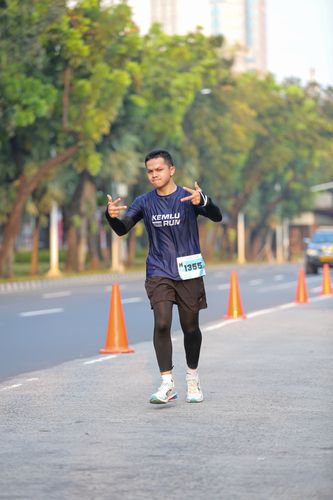 Race photo from KEMLU RUN 2025