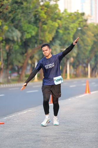 Race photo from KEMLU RUN 2025