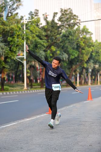 Race photo from KEMLU RUN 2025