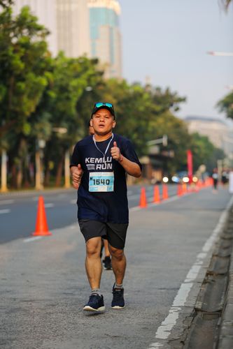 Race photo from KEMLU RUN 2025