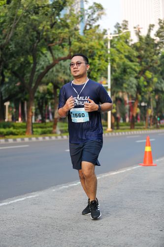 Race photo from KEMLU RUN 2025