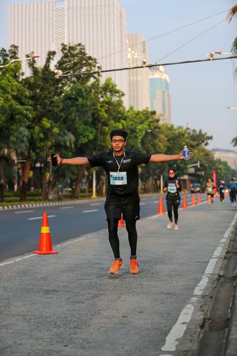 Race photo from KEMLU RUN 2025
