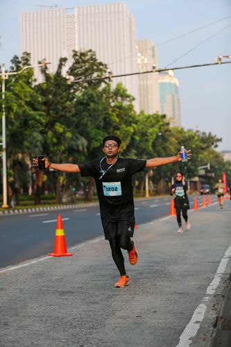 Race photo from KEMLU RUN 2025