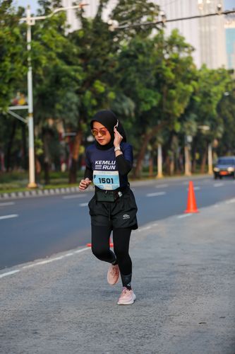 Race photo from KEMLU RUN 2025