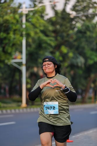 Race photo from KEMLU RUN 2025
