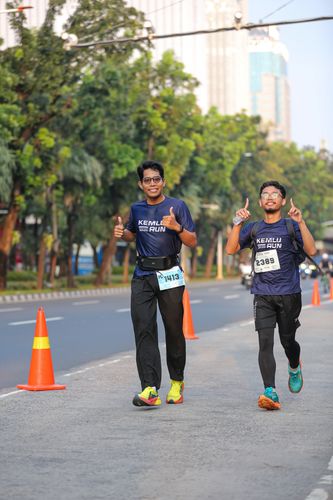 Race photo from KEMLU RUN 2025