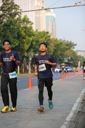Race photo from KEMLU RUN 2025