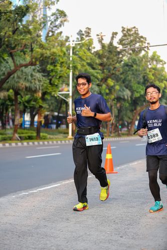 Race photo from KEMLU RUN 2025