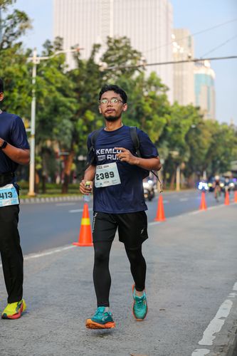 Race photo from KEMLU RUN 2025
