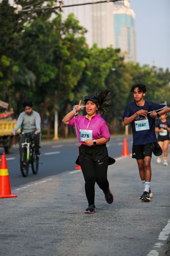 Race photo from KEMLU RUN 2025