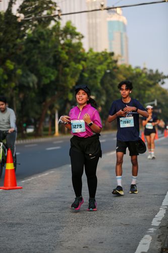 Race photo from KEMLU RUN 2025