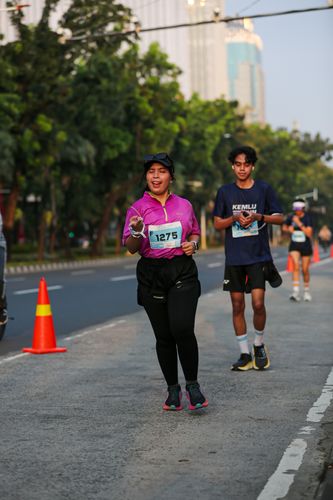 Race photo from KEMLU RUN 2025