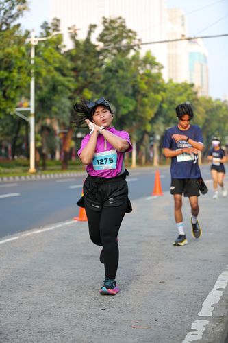 Race photo from KEMLU RUN 2025