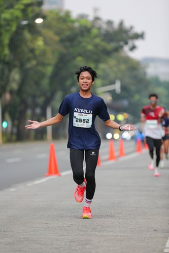 Race photo from KEMLU RUN 2025
