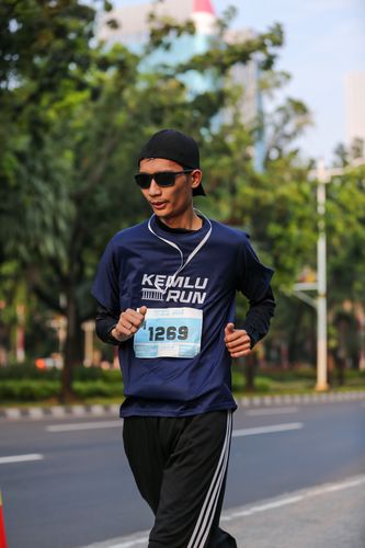 Race photo from KEMLU RUN 2025