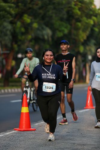 Race photo from KEMLU RUN 2025