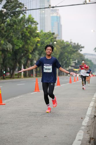 Race photo from KEMLU RUN 2025