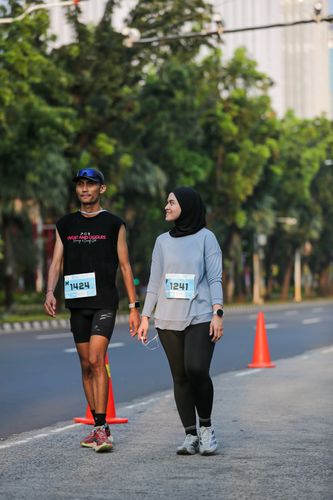 Race photo from KEMLU RUN 2025