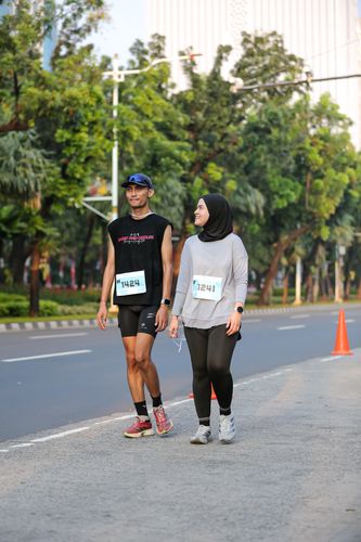 Race photo from KEMLU RUN 2025