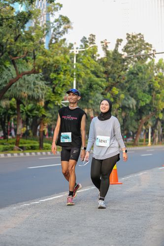 Race photo from KEMLU RUN 2025