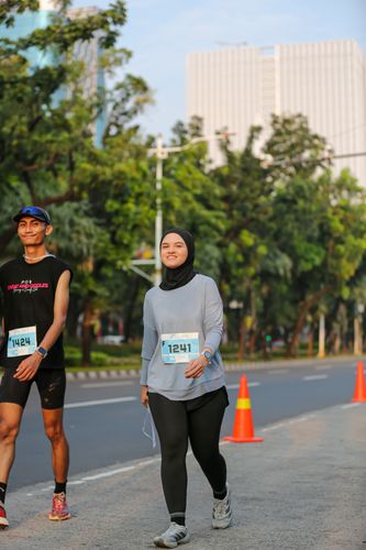 Race photo from KEMLU RUN 2025