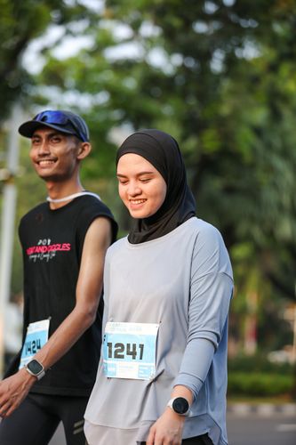 Race photo from KEMLU RUN 2025