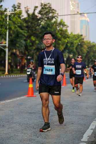 Race photo from KEMLU RUN 2025