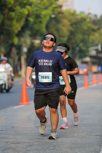 Race photo from KEMLU RUN 2025