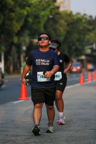 Race photo from KEMLU RUN 2025