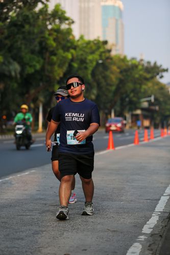 Race photo from KEMLU RUN 2025