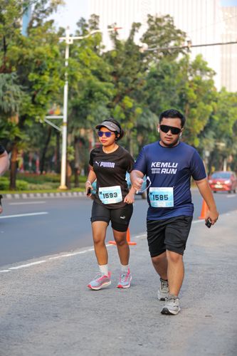 Race photo from KEMLU RUN 2025