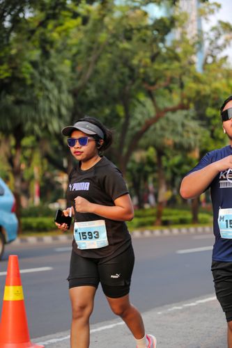 Race photo from KEMLU RUN 2025