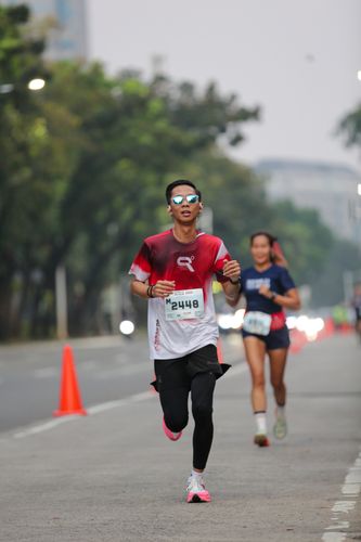 Race photo from KEMLU RUN 2025