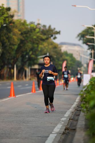 Race photo from KEMLU RUN 2025