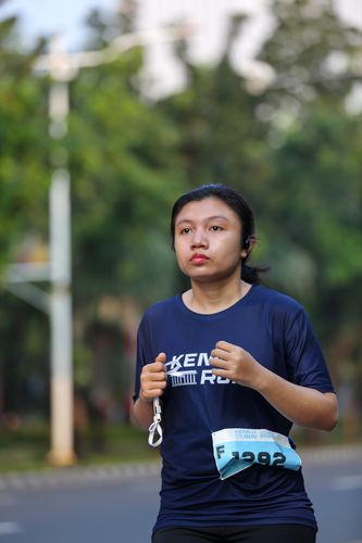 Race photo from KEMLU RUN 2025