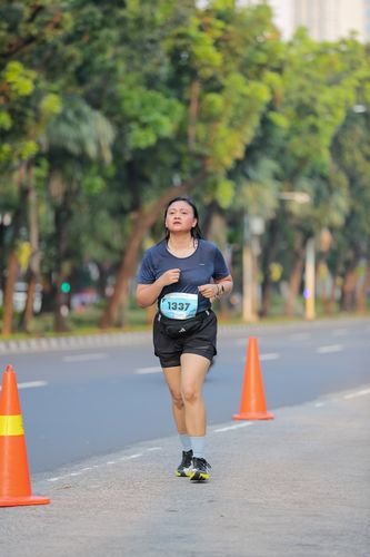 Race photo from KEMLU RUN 2025