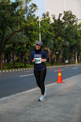 Race photo from KEMLU RUN 2025
