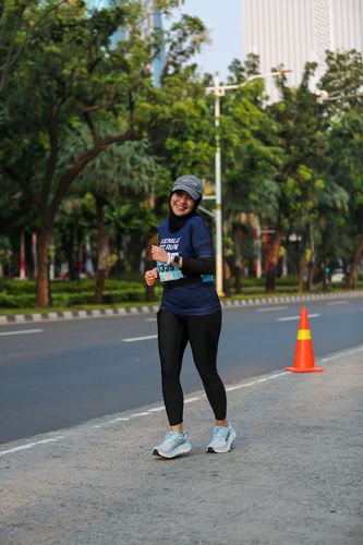 Race photo from KEMLU RUN 2025