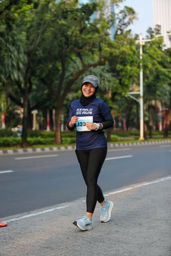 Race photo from KEMLU RUN 2025