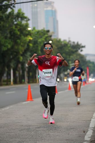 Race photo from KEMLU RUN 2025