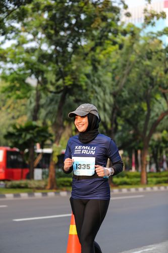 Race photo from KEMLU RUN 2025