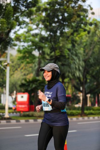 Race photo from KEMLU RUN 2025