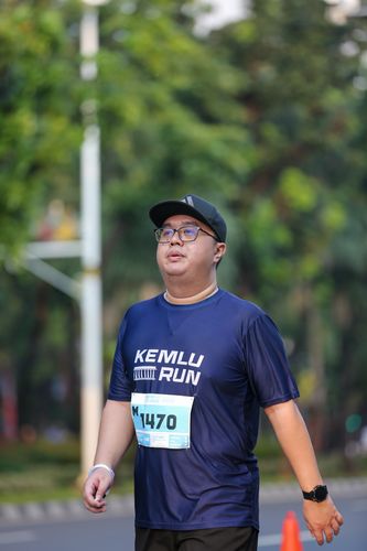 Race photo from KEMLU RUN 2025
