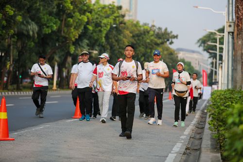 Race photo from KEMLU RUN 2025