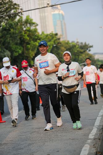 Race photo from KEMLU RUN 2025
