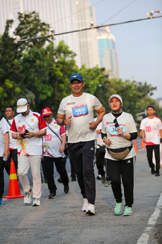 Race photo from KEMLU RUN 2025